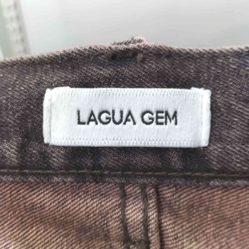 ラグアジェム LAGUA GEM TUCK BAGGY タックバギーデニムパンツ レディース UK:25