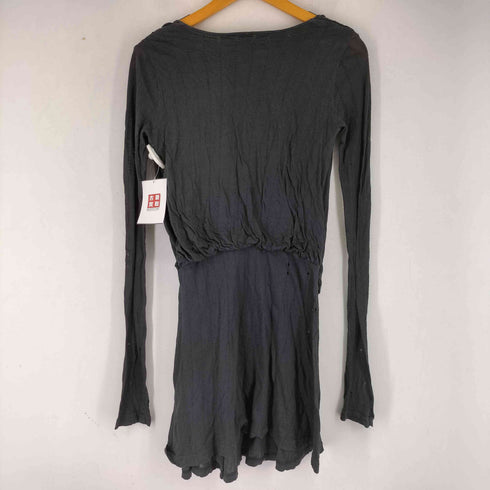 オールセインツ ALLSAINTS SPIT ALFIELDS ドレープ ドッキング ロングスリーブ ワンピース レディース 6
