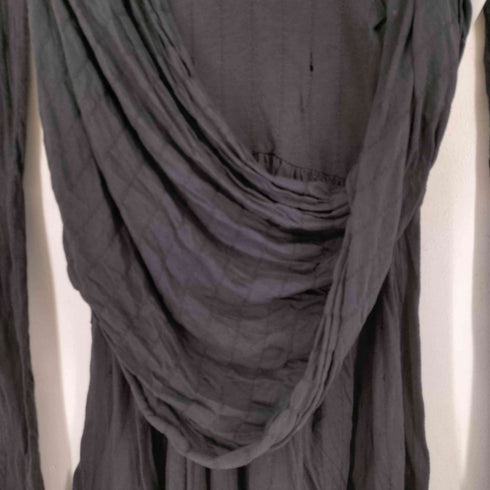 オールセインツ ALLSAINTS SPIT ALFIELDS ドレープ ドッキング ロングスリーブ ワンピース レディース 6