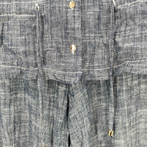 ザラ ZARA リネンサファリシャツ セットアップ レディース import:S