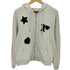 RONRON FIGURE SHAPE APPLIQUE HOODED ZIP UP メンズ FREE