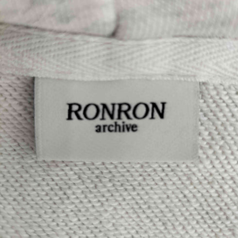RONRON FIGURE SHAPE APPLIQUE HOODED ZIP UP メンズ FREE
