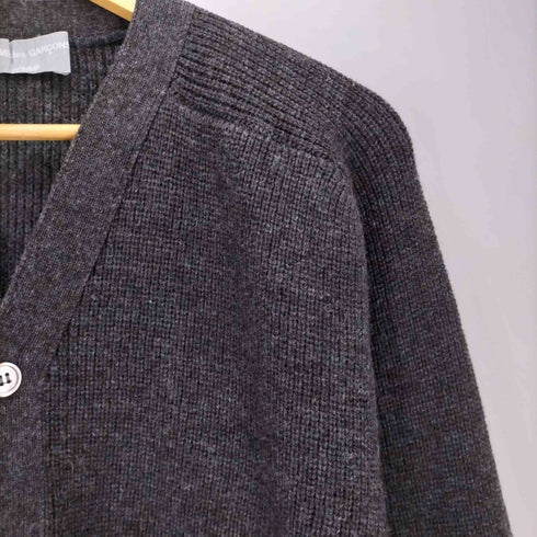 コムデギャルソンオム COMME des GARCONS HOMME 80S 88AW 川久保オム シェルボタン メランジ ウール カーディガン メンズ