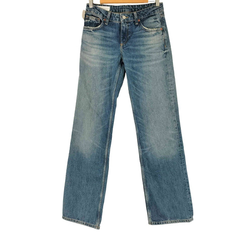 ザラ ZARA ジップフライ ストレートデニムパンツ レディース DE:34