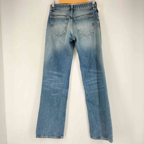 ザラ ZARA ジップフライ ストレートデニムパンツ レディース DE:34