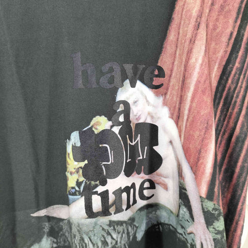トーガビリリース TOGA VIRILIS HAVE A GOOD TIME プリント クルーネックTシャツ レディース 46