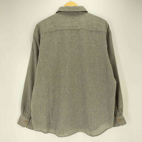 ジュンメン JUN MEN 80S レーヨン混 ネップ 両フラップ ポケット L/S レギュラーカラー シャツ メンズ