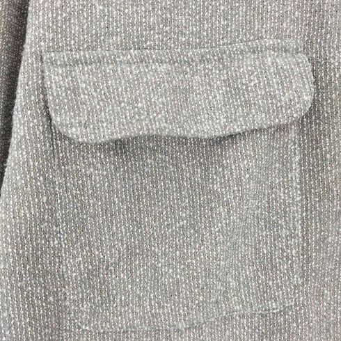 ジュンメン JUN MEN 80S レーヨン混 ネップ 両フラップ ポケット L/S レギュラーカラー シャツ メンズ