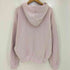 SOMEWHEREBUTTER Satin Heart Logo Hoodie Zip-Up レディース