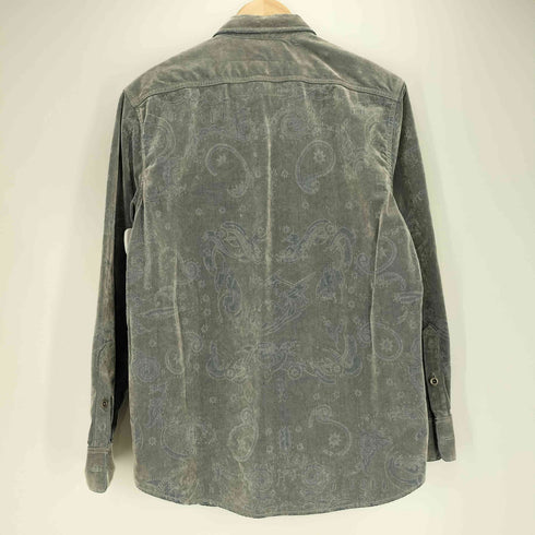 ディーゼル DIESEL D-RONNY Velvet Denim Shirts ベルベット ベロア デニム シャツ メンズ import:S