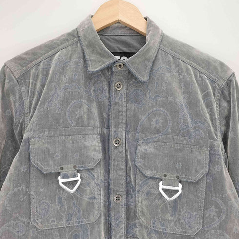 ディーゼル DIESEL D-RONNY Velvet Denim Shirts ベルベット ベロア デニム シャツ メンズ import:S
