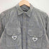 ディーゼル DIESEL D-RONNY Velvet Denim Shirts ベルベット ベロア デニム シャツ メンズ import:S