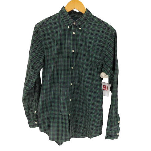 ラルフローレン RALPH LAUREN チェック柄 ボタンダウン 長袖シャツ メンズ XL(18-20)