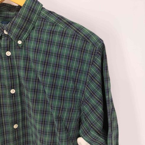 ラルフローレン RALPH LAUREN チェック柄 ボタンダウン 長袖シャツ メンズ XL(18-20)