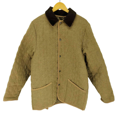 マッキントッシュスコットランド MACKINTOSH SCOTLAND スコットランド製 ウール100 コーデュロイ襟 キルティングジャケット メンズ UK:40