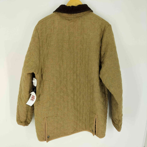 マッキントッシュスコットランド MACKINTOSH SCOTLAND スコットランド製 ウール100 コーデュロイ襟 キルティングジャケット メンズ UK:40