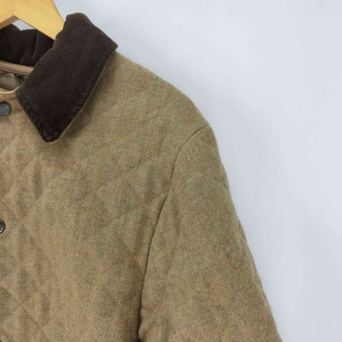 マッキントッシュスコットランド MACKINTOSH SCOTLAND スコットランド製 ウール100 コーデュロイ襟 キルティングジャケット メンズ UK:40