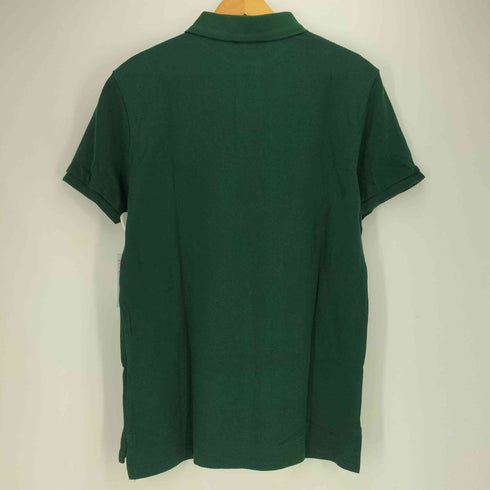 ポロラルフローレン POLO RALPH LAUREN 現行タグ CUSTOM SLIM FIT ロゴ 刺繍 鹿の子 S/S ポロシャツ メンズ import:M