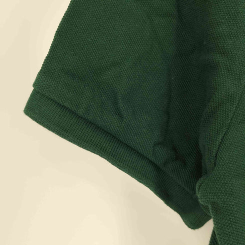ポロラルフローレン POLO RALPH LAUREN 現行タグ CUSTOM SLIM FIT ロゴ 刺繍 鹿の子 S/S ポロシャツ メンズ import:M