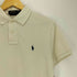 ポロラルフローレン POLO RALPH LAUREN 現行タグ CUSTOM SLIM FIT ロゴ 刺繍 鹿の子 S/S ポロシャツ メンズ import:M
