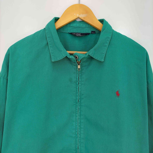 ポロバイラルフローレン Polo by RALPH LAUREN 80-90s 三角タグ USA製 ポニー刺繍 スイングトップ メンズ import:XL