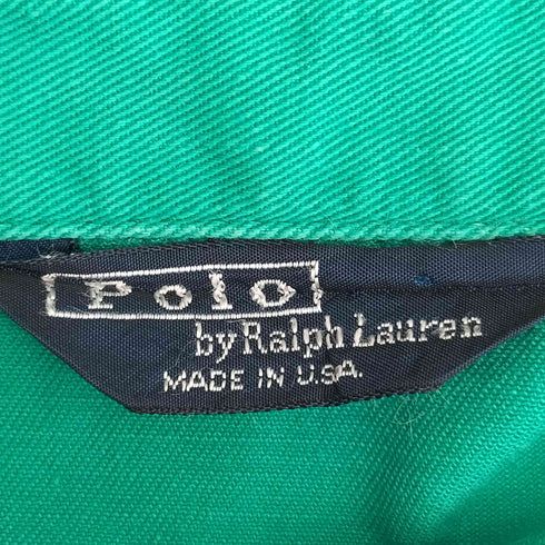 ポロバイラルフローレン Polo by RALPH LAUREN 80-90s 三角タグ USA製 ポニー刺繍 スイングトップ メンズ import:XL