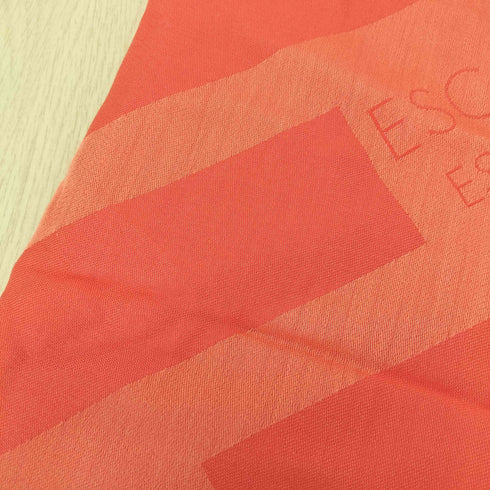 エスカーダ ESCADA ロゴ刺繍 大判ストール レディース