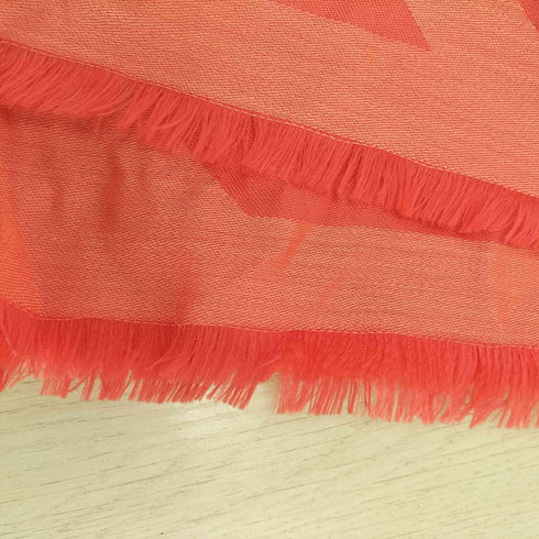 エスカーダ ESCADA ロゴ刺繍 大判ストール レディース