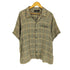 パタゴニア patagonia 00s- HEMP 麻100% チェック 開襟 オープンカラー 半袖 シャツ メンズ M