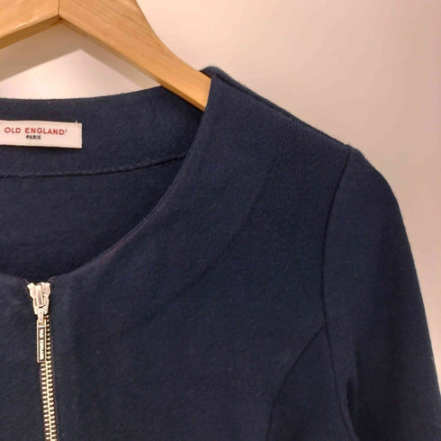 オールドイングランド OLD ENGLAND ストレッチ ダブルジップ ジップアップ ジャケット レディース JPN:36