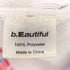 b.Eautiful Mix Checked Beanie-Purple Blue メンズ
