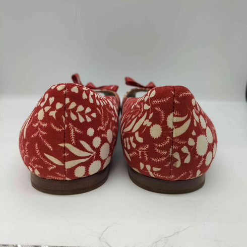 マークバイマークジェイコブス Marc by Marc Jacobs オープントゥ 総柄 リボン フラットシューズ パンプス レディース EUR:35