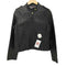 ユナイテッドアローズグリーンレーベルリラクシング UNITED ARROWS green label relaxing 豚革 ピッグスキン スタンドカラー レザージャケット レディース JPN:40