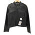 ユナイテッドアローズグリーンレーベルリラクシング UNITED ARROWS green label relaxing 豚革 ピッグスキン スタンドカラー レザージャケット レディース JPN:40