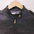 ユナイテッドアローズグリーンレーベルリラクシング UNITED ARROWS green label relaxing 豚革 ピッグスキン スタンドカラー レザージャケット レディース JPN:40