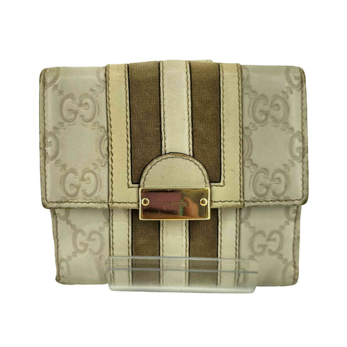 グッチ GUCCI ベロアライン 二つ折り財布 レディース