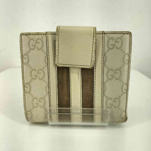 グッチ GUCCI ベロアライン 二つ折り財布 レディース