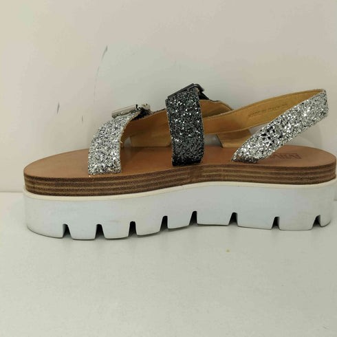 エムエムシックスメゾンマルジェラ MM6 Maison Margiela PLATFORM GLITTER SANDAL グリッター サンダル レディース EUR:38