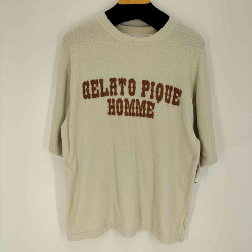 ジェラートピケオム Gelato Pique Homme スムーズィーロゴ パイル地 ルームウェア S/S プルオーバー メンズ import:M