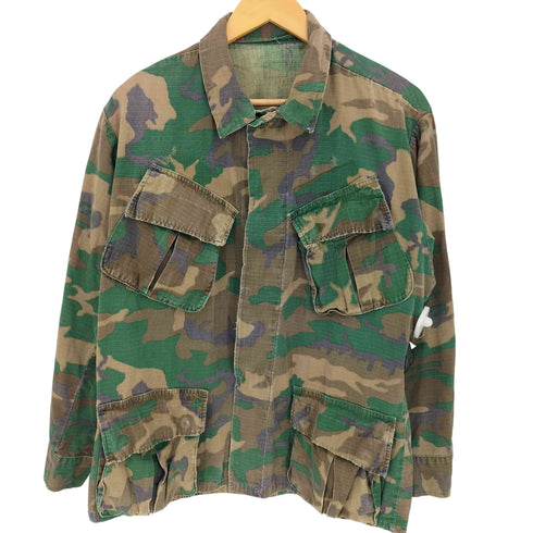 ユーエスアーミー U.S. ARMY 60s 69年会計 グリーンリーフカモ柄 4th Jungle Fatigue Jacket ジャングルファティーグジャケット メンズ