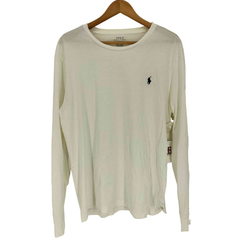 ポロラルフローレン POLO RALPH LAUREN ポニー刺繍 CUSTOM SLIM FIT L/S クルーネック Tシャツ メンズ 180