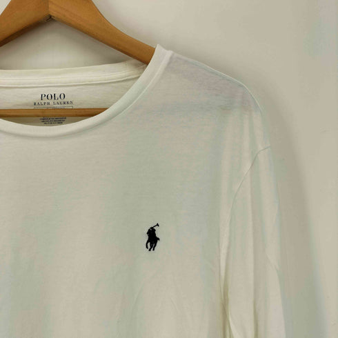 ポロラルフローレン POLO RALPH LAUREN ポニー刺繍 CUSTOM SLIM FIT L/S クルーネック Tシャツ メンズ 180