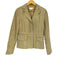 ANN TAYLOR LOFT アンテイラー real leather 本革 スエード 3B テーラードジャケット レディース 8