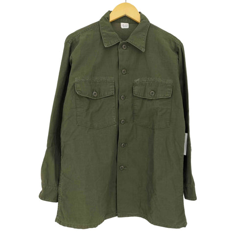ユーエスアーミー U.S. ARMY 70s 73年会計 4th OG-107 UTILITY SHIRTS ユーティリティシャツ メンズ 161/2×32