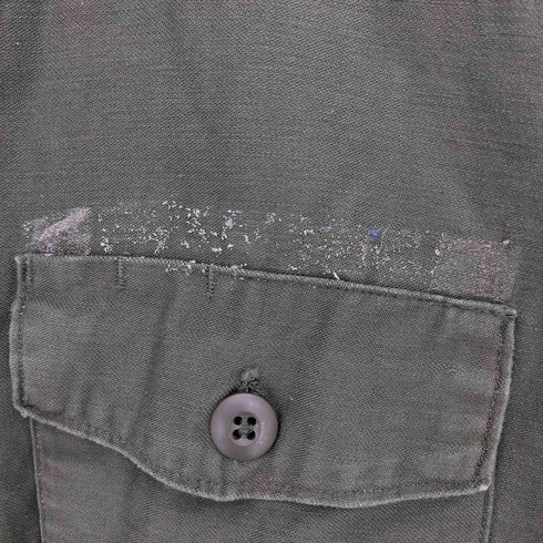 ユーエスアーミー U.S. ARMY 70s 73年会計 4th OG-107 UTILITY SHIRTS ユーティリティシャツ メンズ 161/2×32