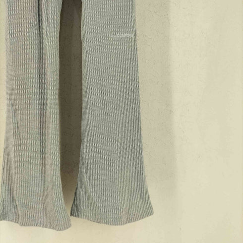 JICHOI COMFORT WAFFLE SLIM LAYERED PANTS ワッフル スリット レイヤード パンツ レディース 1