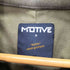 MOTIVE アンゴラ混 ハーフコート チンスト付き メンズ