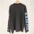 PSYNYXX コラボ ラインストーン キャラクタープリント L/S クルーネックTシャツ メンズ FREE