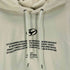 オーワイ OY L/S HOODIE WHITE レイヤード デザイン プルオーバーパーカー メンズ FREE
