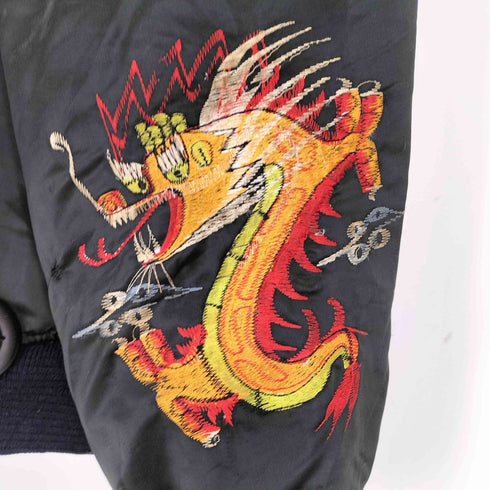 80S 龍 刺繍 コリジャン スーベニア ジャケット メンズ